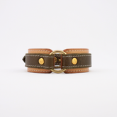 Leather Dog Collar - Moss